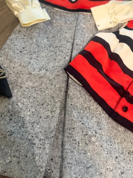 Vintage 1960s Jeremy Alan Phillips Dress, belt, vest Set, Chanel style - Picture 7 of 16